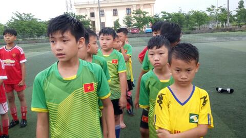Tin bóng đá của đội bóng trường Tiểu học Nhật Tân