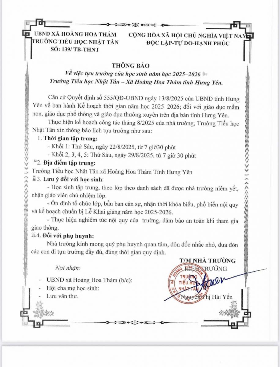 <a href='https://c1nhattantl.hungyen.edu.vn/tin-tuc/thong-bao-ve-lich-tuu-truong-truong-tieu-hoc-nhat-tan-nam-hoc-2025-2026.html'>THÔNG BÁO VỀ LỊCH TỰU TRƯỜNG: TRƯỜNG TIỂU HỌC NHẬT TÂN. Năm học 2025 - 2026</a>